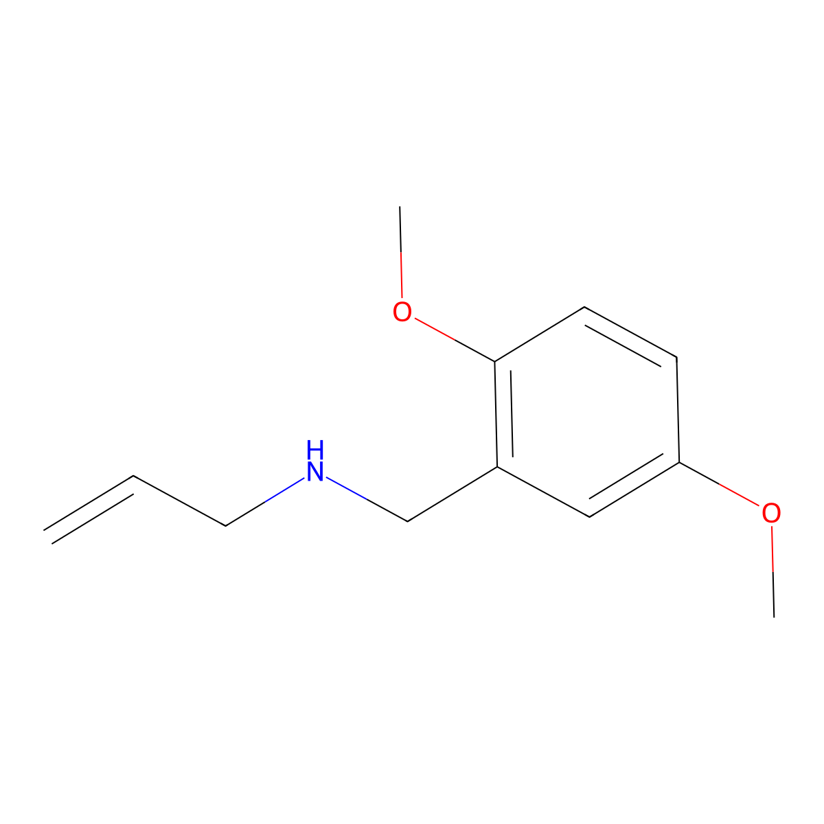 [(2,5-Dimethoxyphenyl)methyl](prop-2-en-1-yl)amine molecular structure, CAS 862117-48-4
