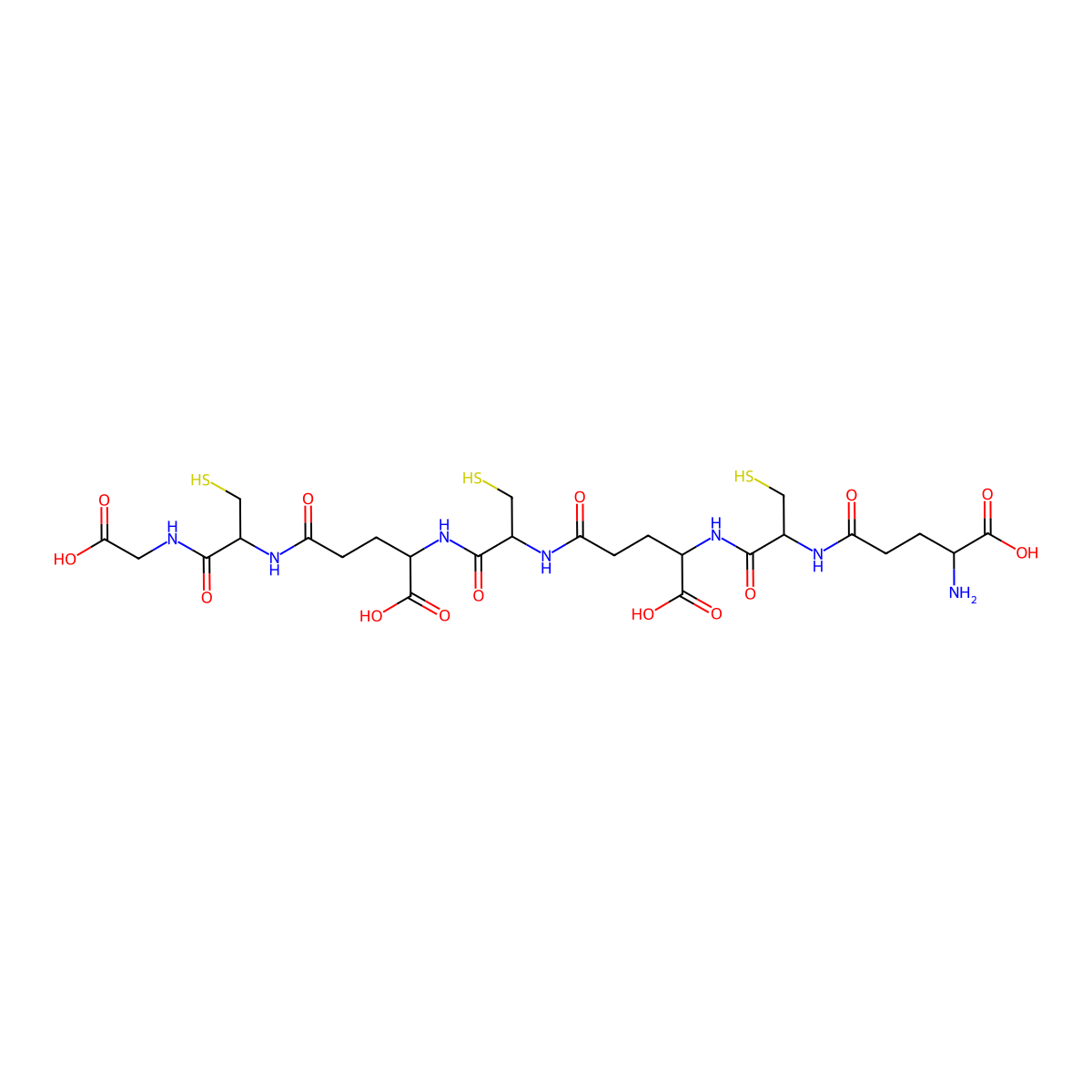 Phytochelatin 3 molecular structure, CAS 86220-45-3