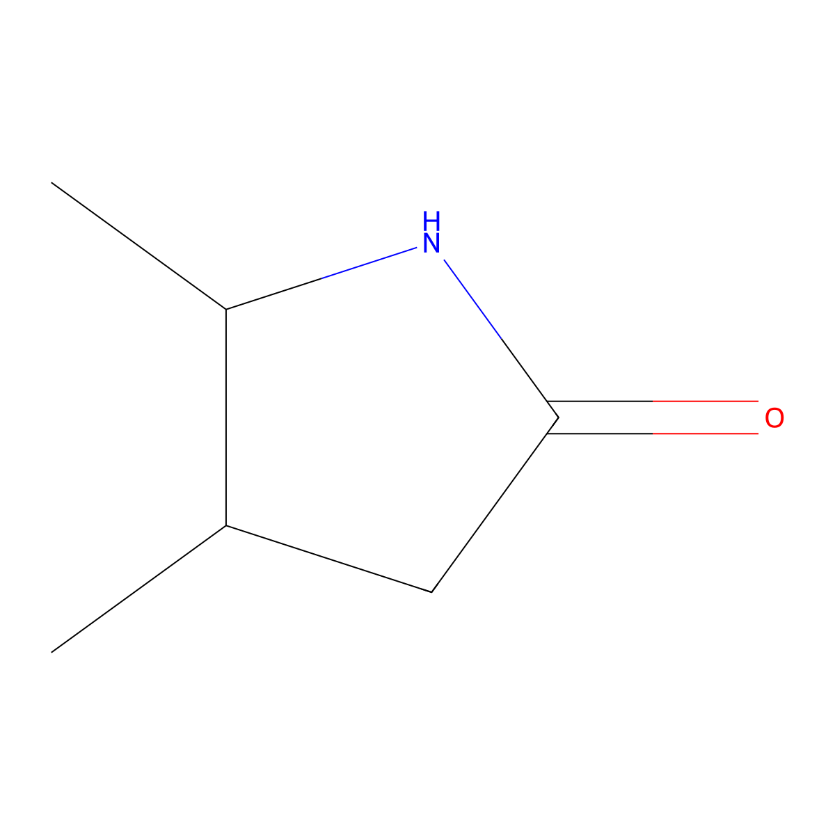 4,5-Dimethylpyrrolidin-2-one molecular structure, CAS 86240-37-1