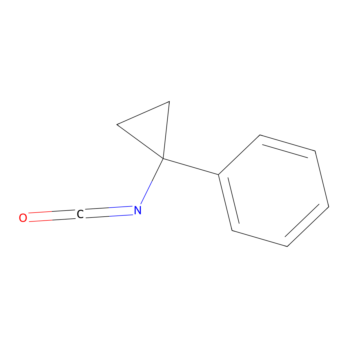 (1-Isocyanatocyclopropyl)benzene molecular structure, CAS 862487-15-8