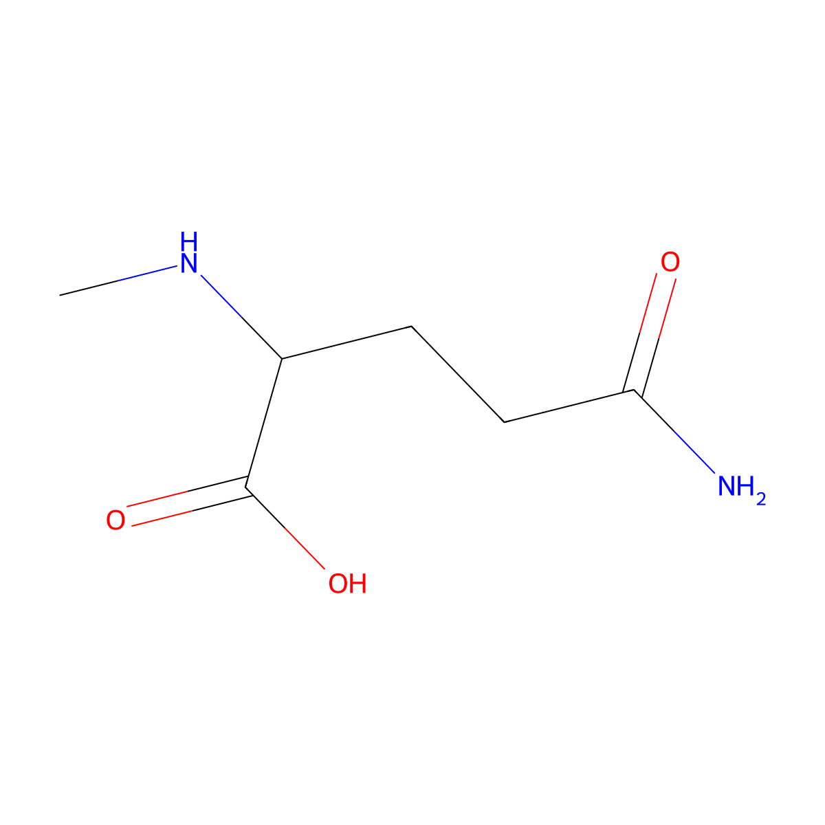 N-methyl-D-glutamine molecular structure, CAS 862504-01-6