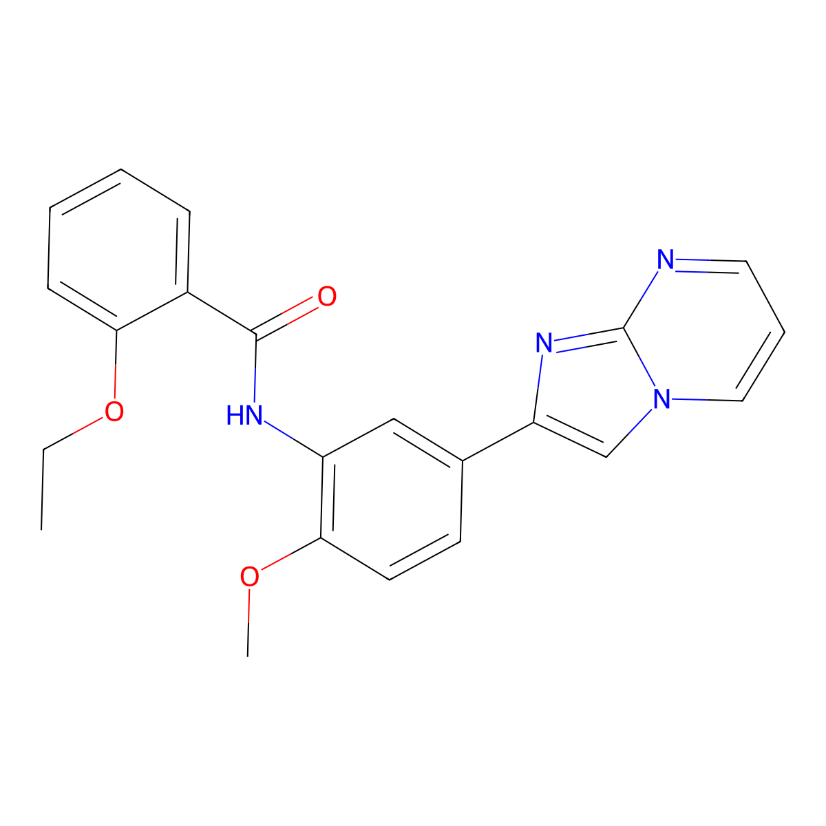2-ethoxy-N-(5-(imidazo[1,2-a]pyrimidin-2-yl)-2-methoxyphenyl)benzamide molecular structure, CAS 862810-71-7