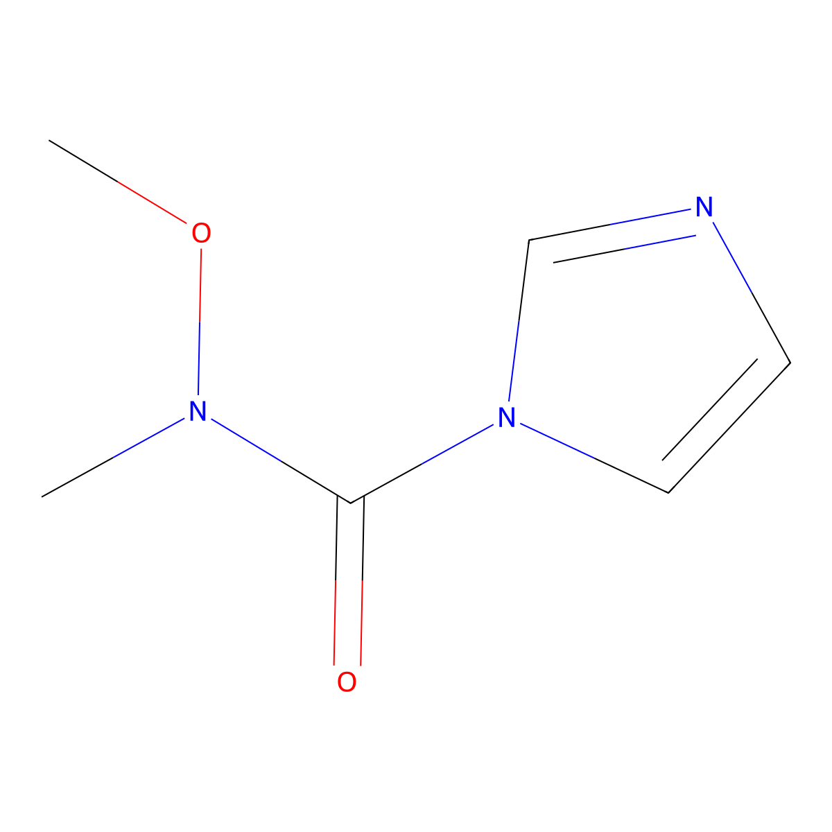 N-Methoxy-N-methyl-1H-imidazole-1-carboxamide molecular structure, CAS 862873-06-1