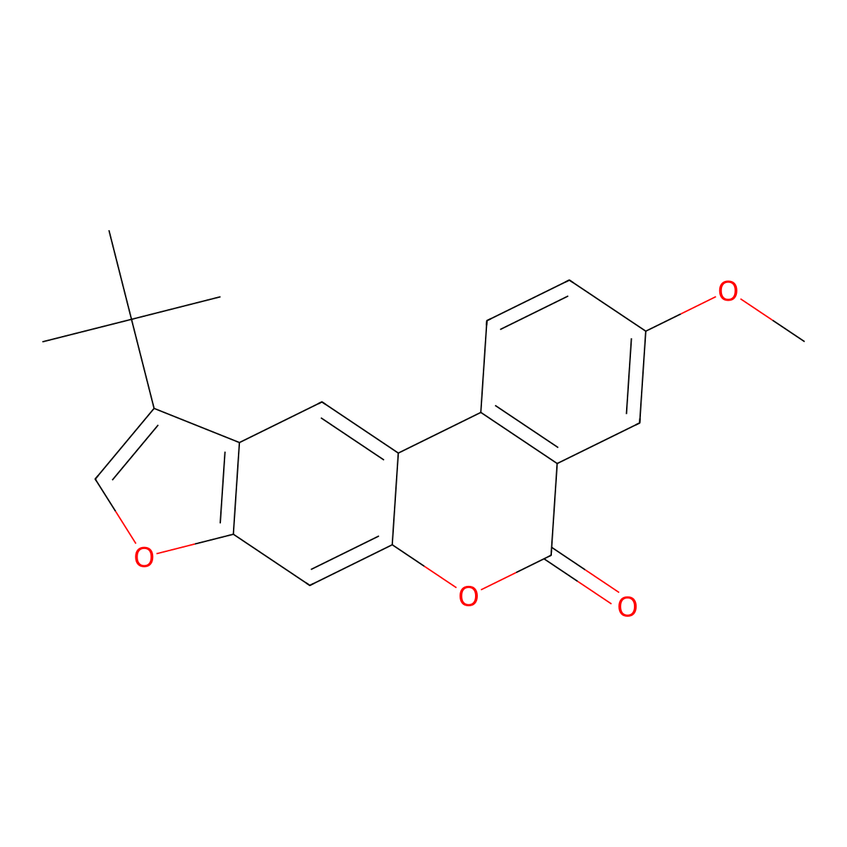 10-tert-Butyl-3-methoxy-6,8-dioxa-cyclopenta[b]phenanthren-5-one molecular structure, CAS 862892-29-3