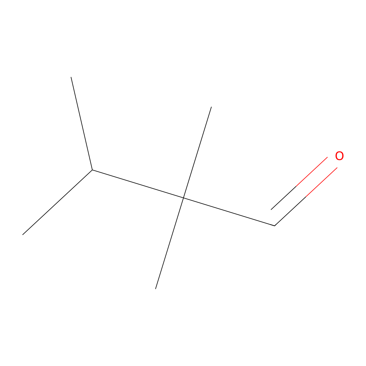 2,2,3-Trimethylbutanal molecular structure, CAS 86290-37-1