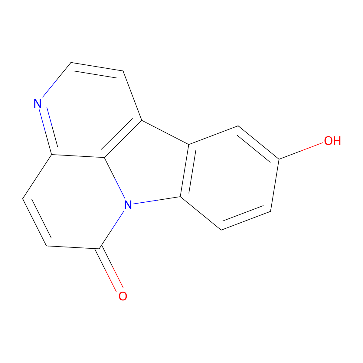 10-Hydroxycanthin-6-one molecular structure, CAS 86293-41-6