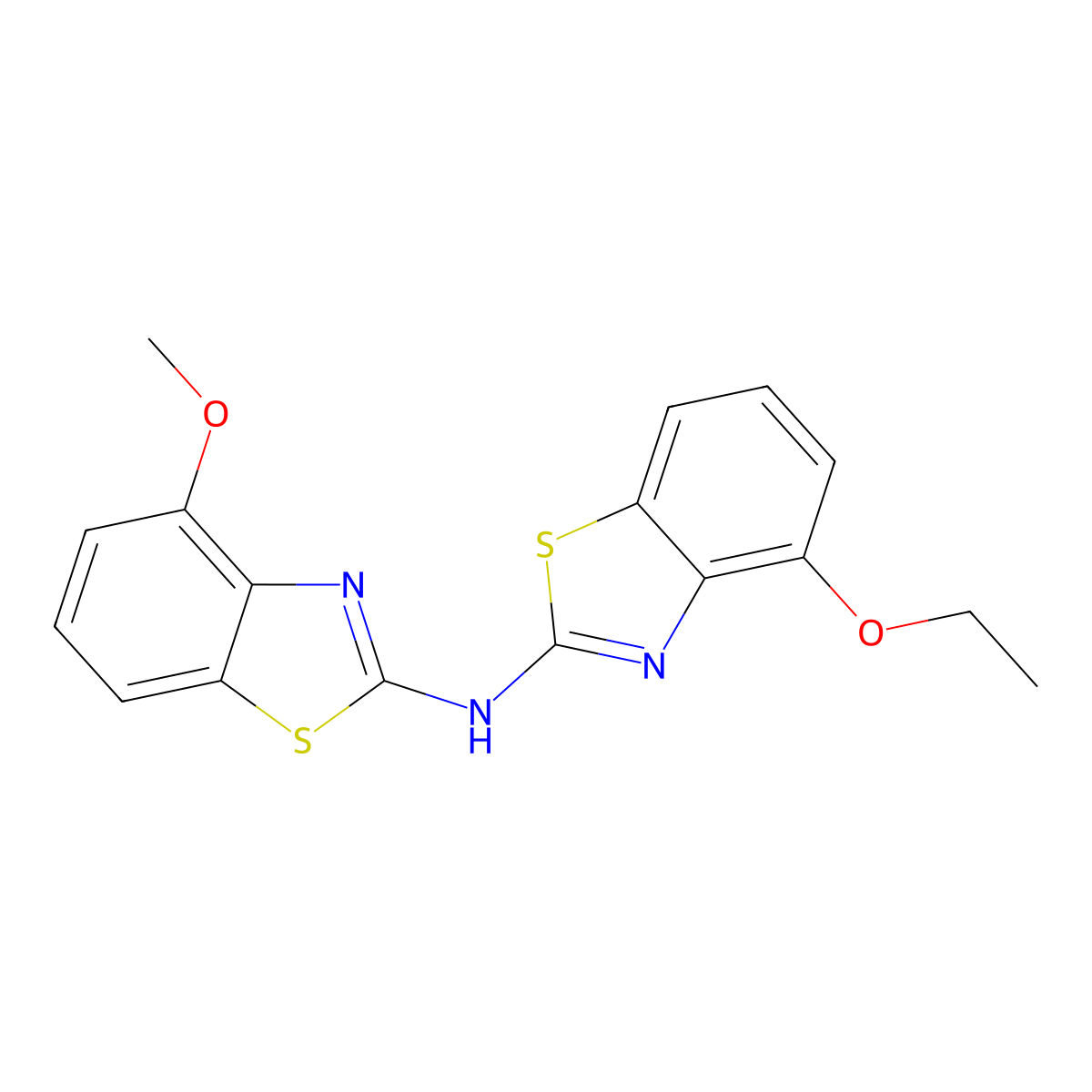 4-ethoxy-N-(4-methoxybenzo[d]thiazol-2-yl)benzo[d]thiazol-2-amine molecular structure, CAS 862973-94-2