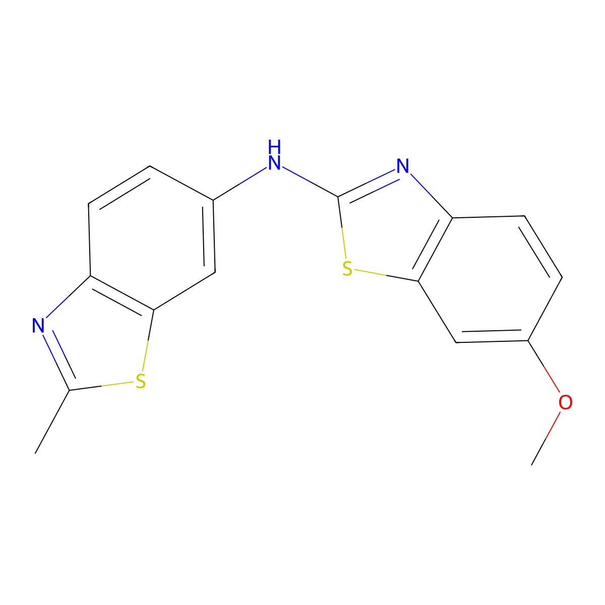 6-methoxy-N-(2-methylbenzo[d]thiazol-6-yl)benzo[d]thiazol-2-amine molecular structure, CAS 862975-44-8