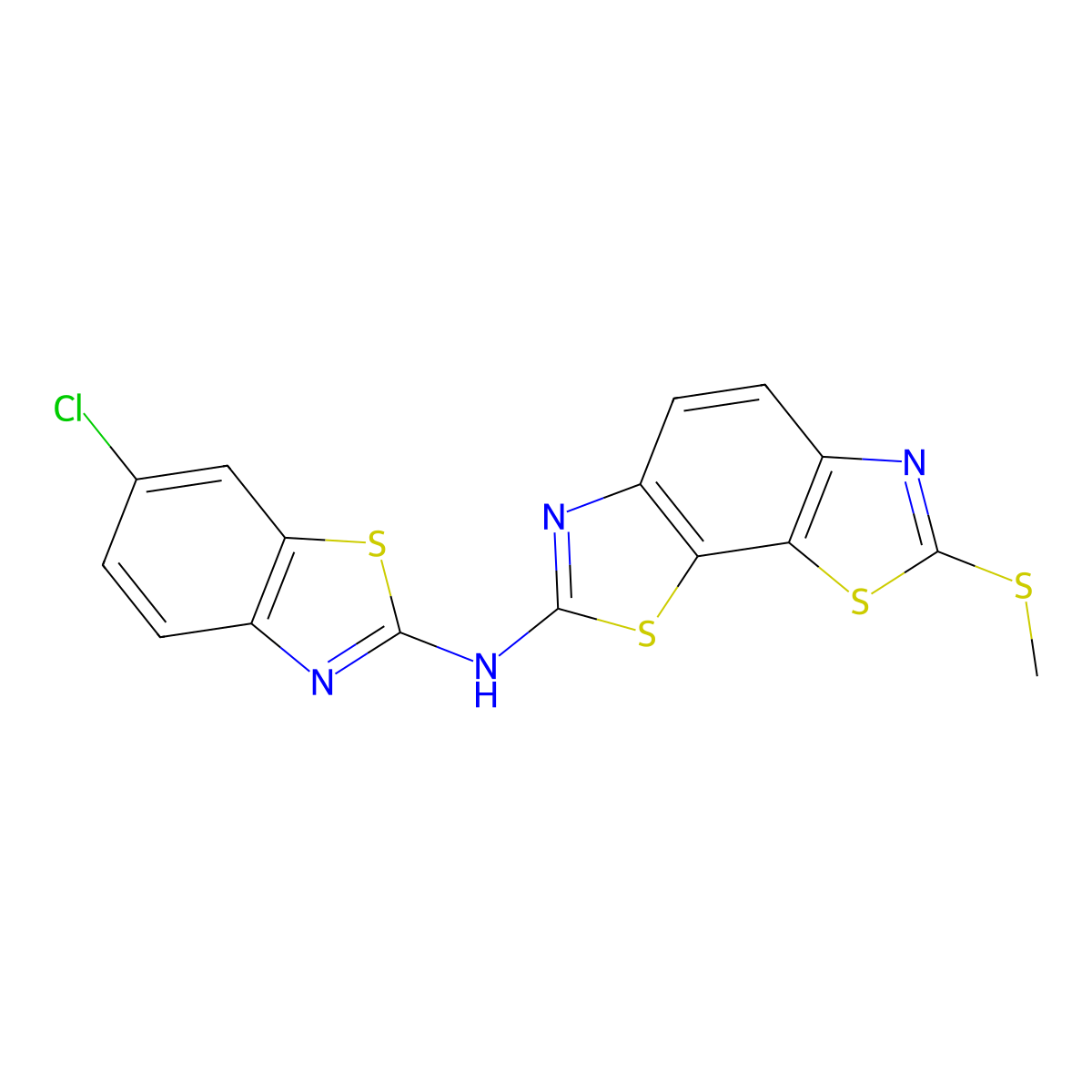 N-(6-chloro-1,3-benzothiazol-2-yl)-11-(methylsulfanyl)-3,12-dithia-5,10-diazatricyclo[7.3.0.0^{2,6}]dodeca-1(9),2(6),4,7,10-pentaen-4-amine molecular structure, CAS 862976-49-6