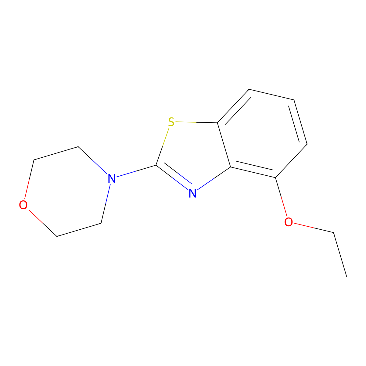 4-(4-Ethoxybenzo[d]thiazol-2-yl)morpholine molecular structure, CAS 862977-06-8