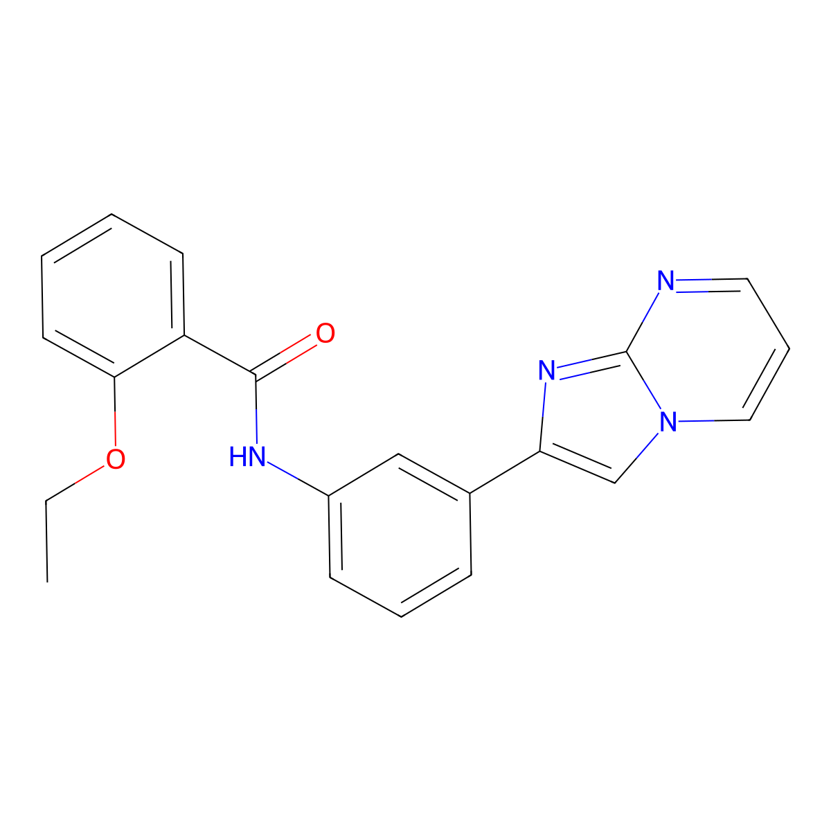 2-ethoxy-N-(3-imidazo[1,2-a]pyrimidin-2-ylphenyl)benzamide molecular structure, CAS 863020-11-5