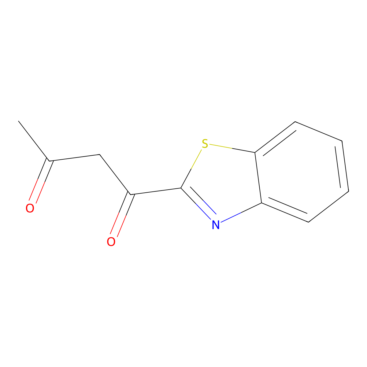 1-(1,3-Benzothiazol-2-yl)butane-1,3-dione molecular structure, CAS 86319-88-2