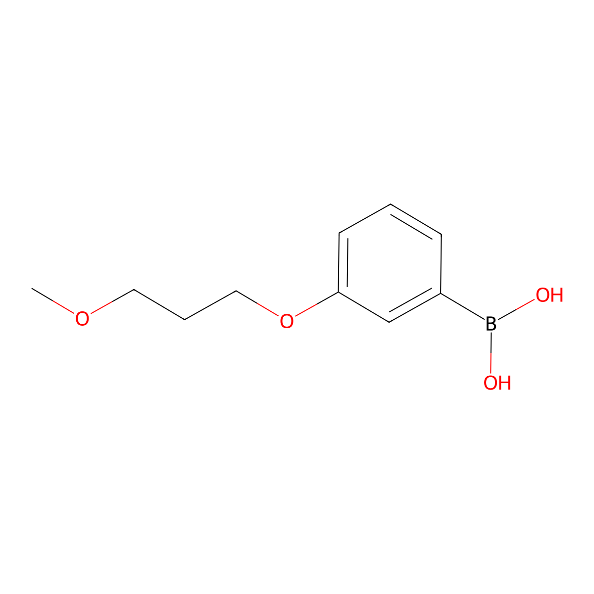 (3-(3-Methoxypropoxy)phenyl)boronic acid molecular structure, CAS 863252-62-4