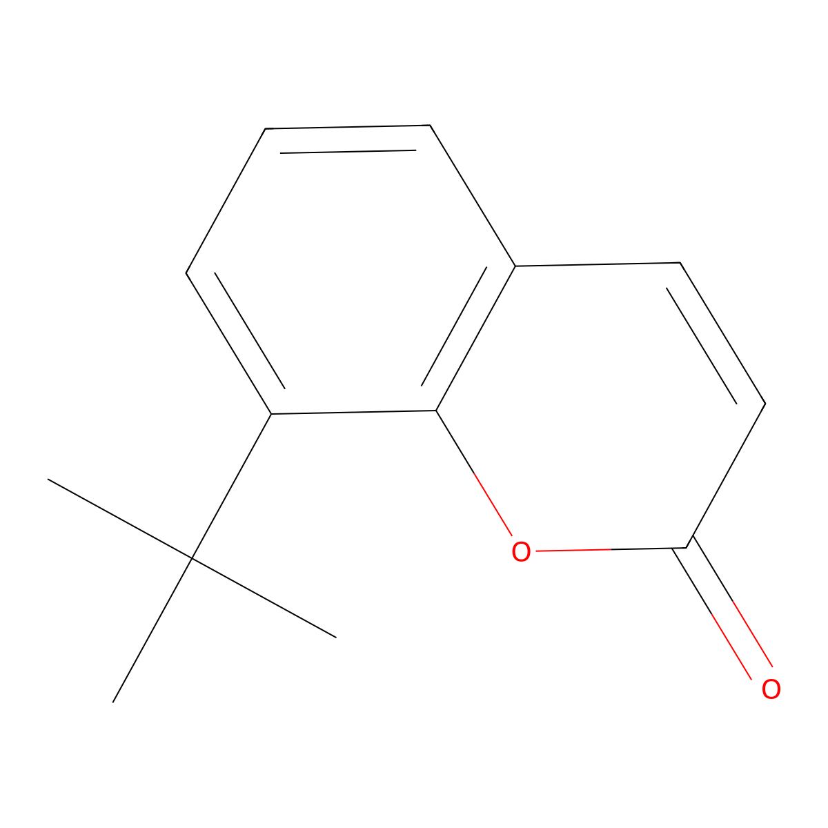 8-(tert-Butyl)-2H-chromen-2-one molecular structure, CAS 863288-42-0