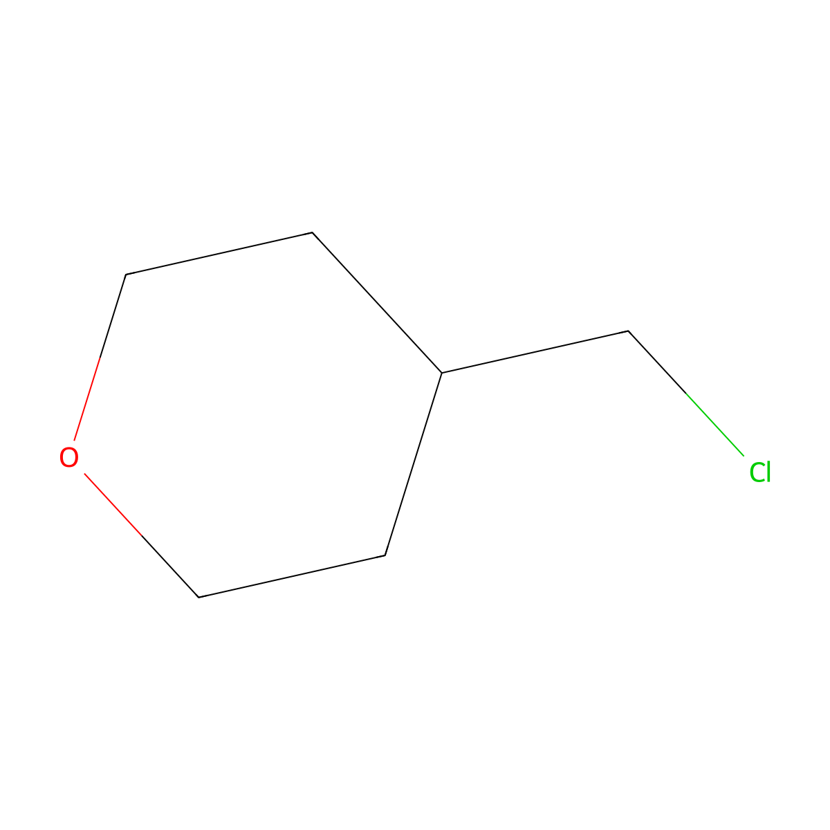 4-(Chloromethyl)oxane molecular structure, CAS 863324-23-6