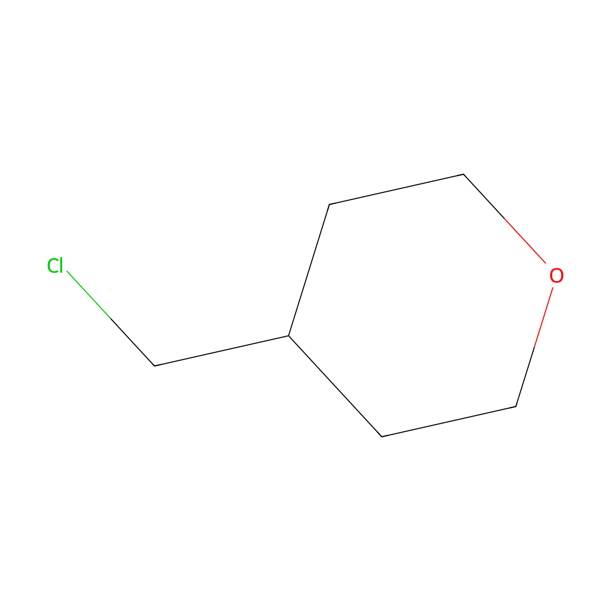 4-(Chloromethyl)oxane molecular structure, CAS 863324-23-6