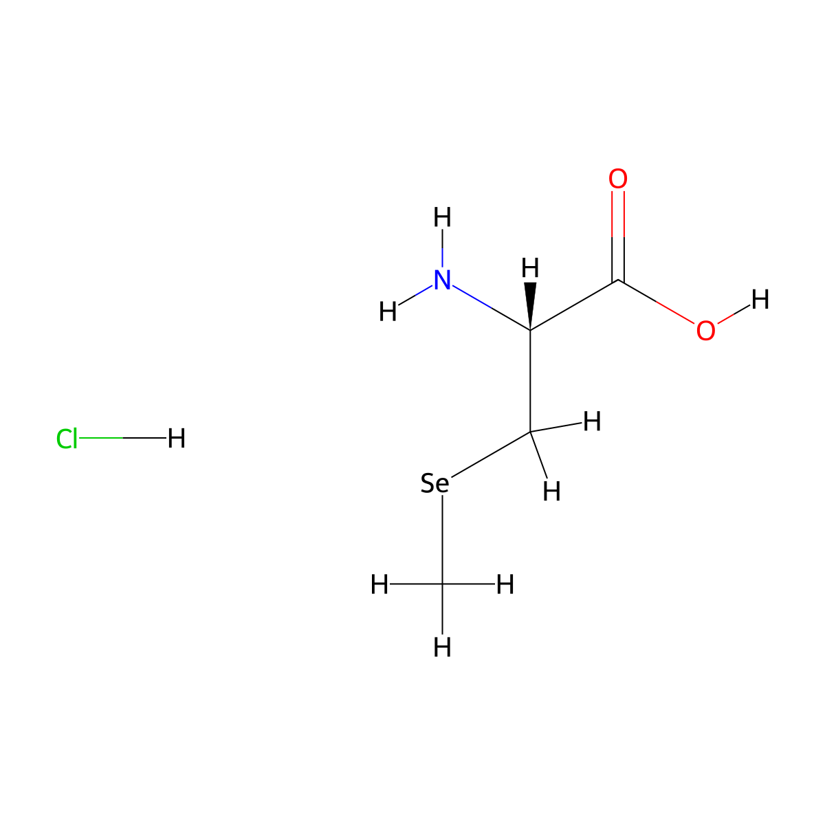Se-(Methyl)selenocysteine hydrochloride molecular structure, CAS 863394-07-4