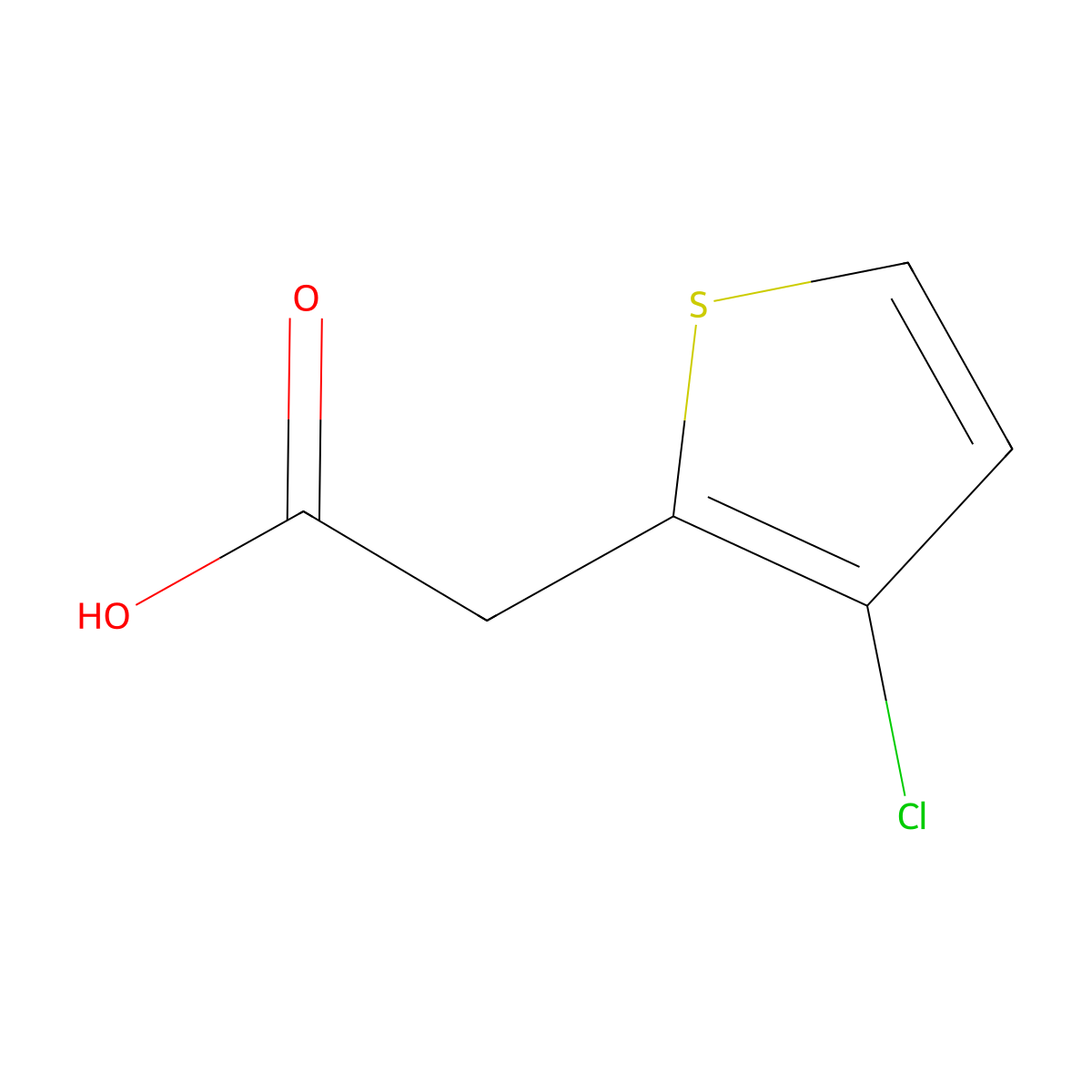 2-(3-Chlorothiophen-2-yl)acetic acid molecular structure, CAS 863431-58-7