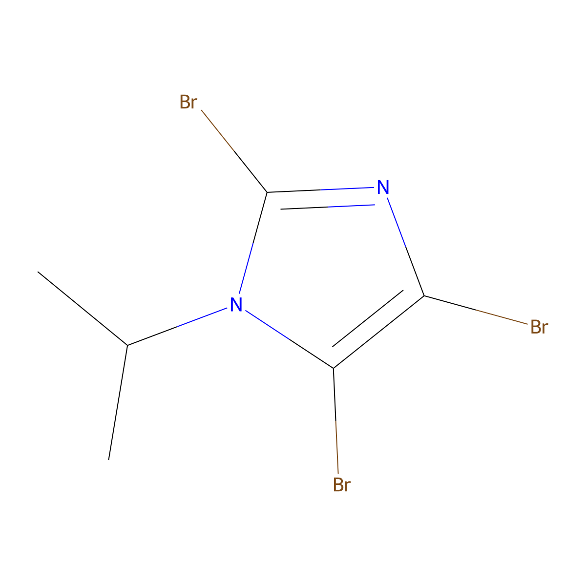 2,4,5-Tribromo-1-isopropyl-1H-imidazole molecular structure, CAS 863485-29-4