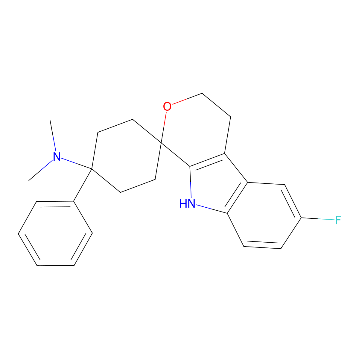 Cebranopadol molecular structure, CAS 863513-91-1