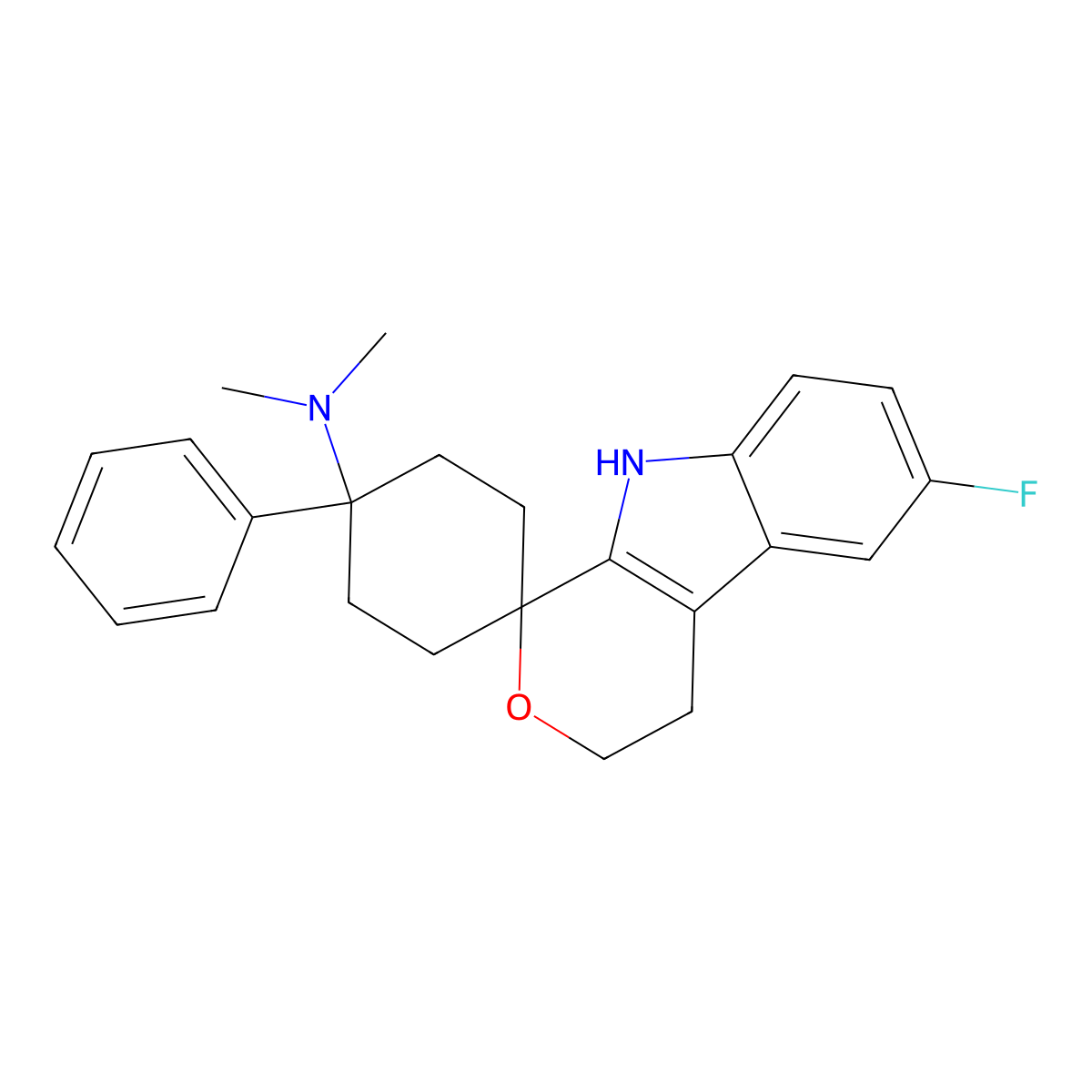 Cebranopadol molecular structure, CAS 863513-91-1