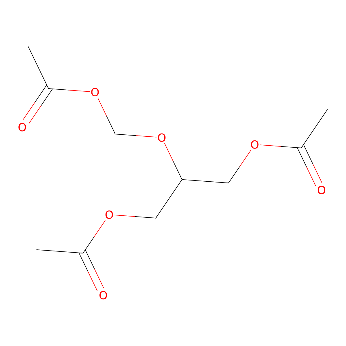 1,3-Propanediol, 2-((acetyloxy)methoxy)-, 1,3-diacetate molecular structure, CAS 86357-13-3