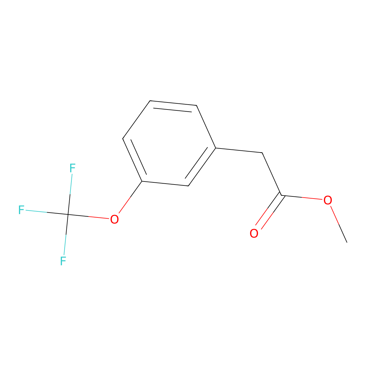 3-(Trifluoromethoxy)phenylacetic acid methyl ester molecular structure, CAS 863679-43-0