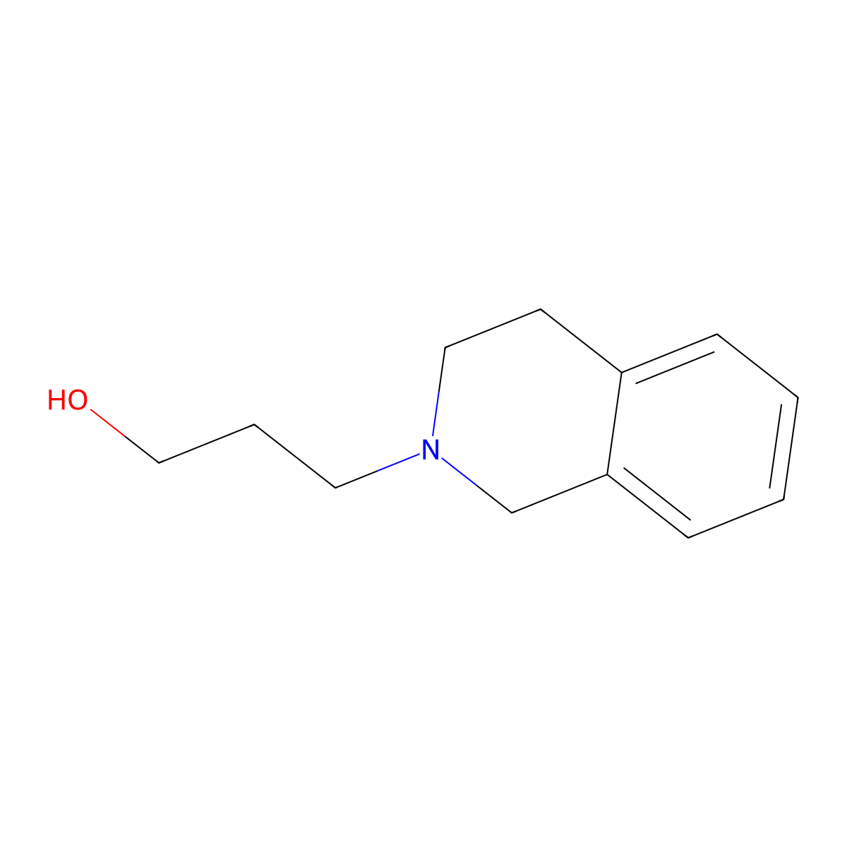 3-(3,4-Dihydroisoquinolin-2(1H)-YL)propan-1-OL molecular structure, CAS 86368-07-2