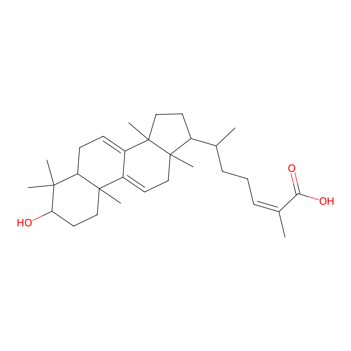 Ganoderic Acid Y molecular structure, CAS 86377-52-8