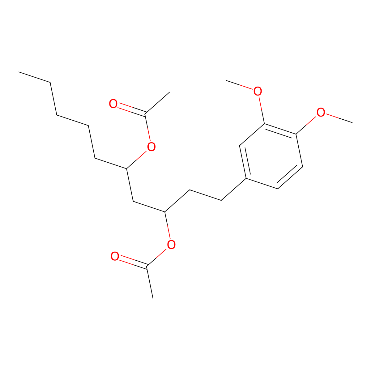3'-Methoxy-(6)-Gingerdiol 3,5-diacetate molecular structure, CAS 863780-90-9