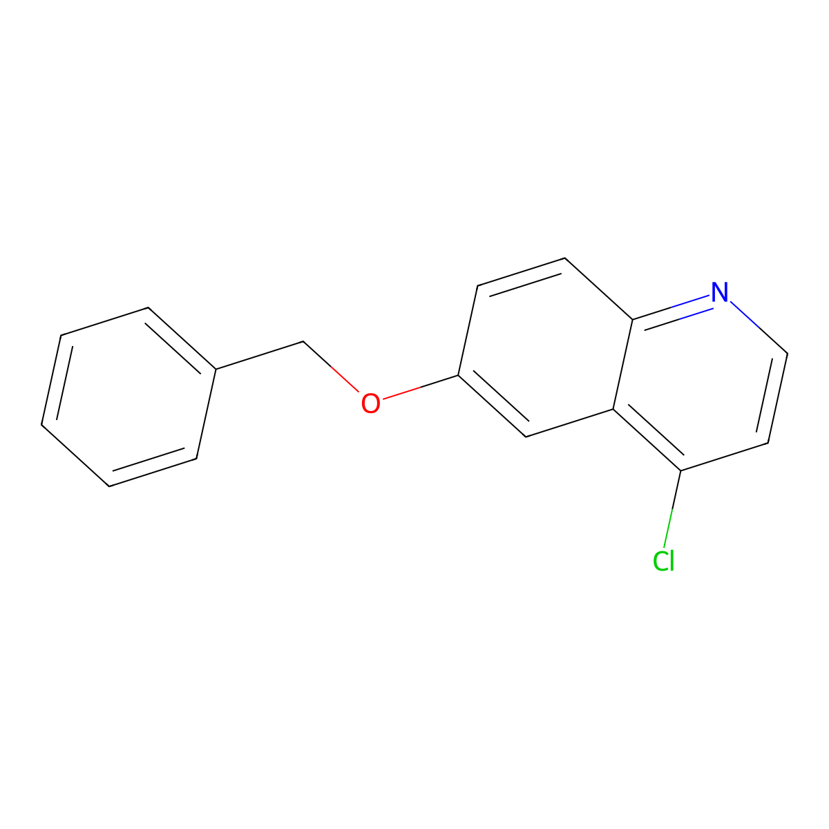 6-(Benzyloxy)-4-chloroquinoline molecular structure, CAS 863786-01-0