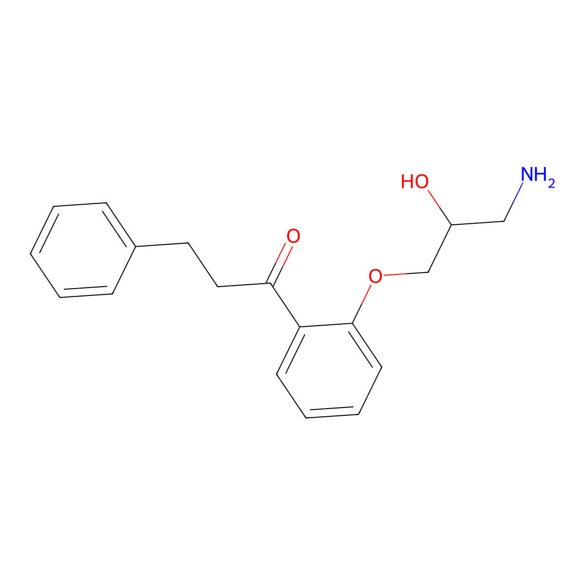 N-Depropylpropafenone molecular structure, CAS 86383-21-3