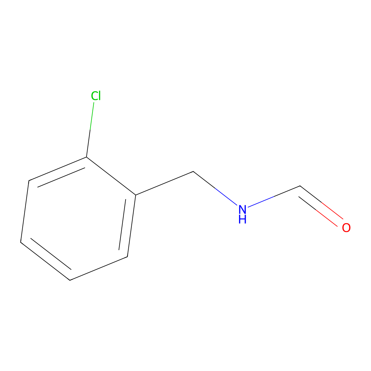 N-(2-chlorobenzyl)formamide molecular structure, CAS 86386-66-5