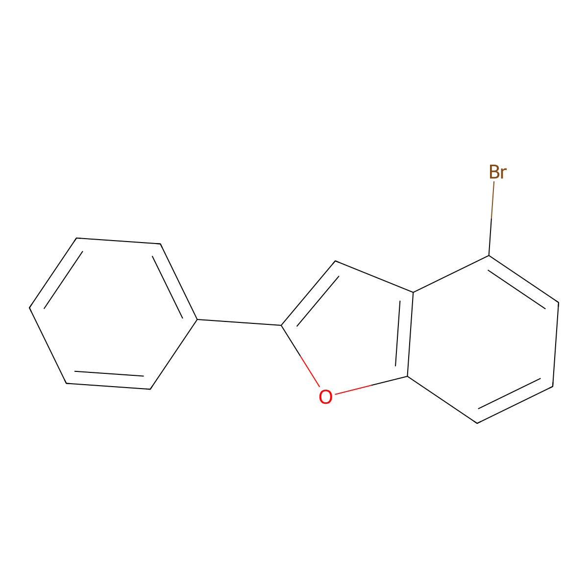 4-Bromo-2-phenylbenzofuran molecular structure, CAS 863870-92-2