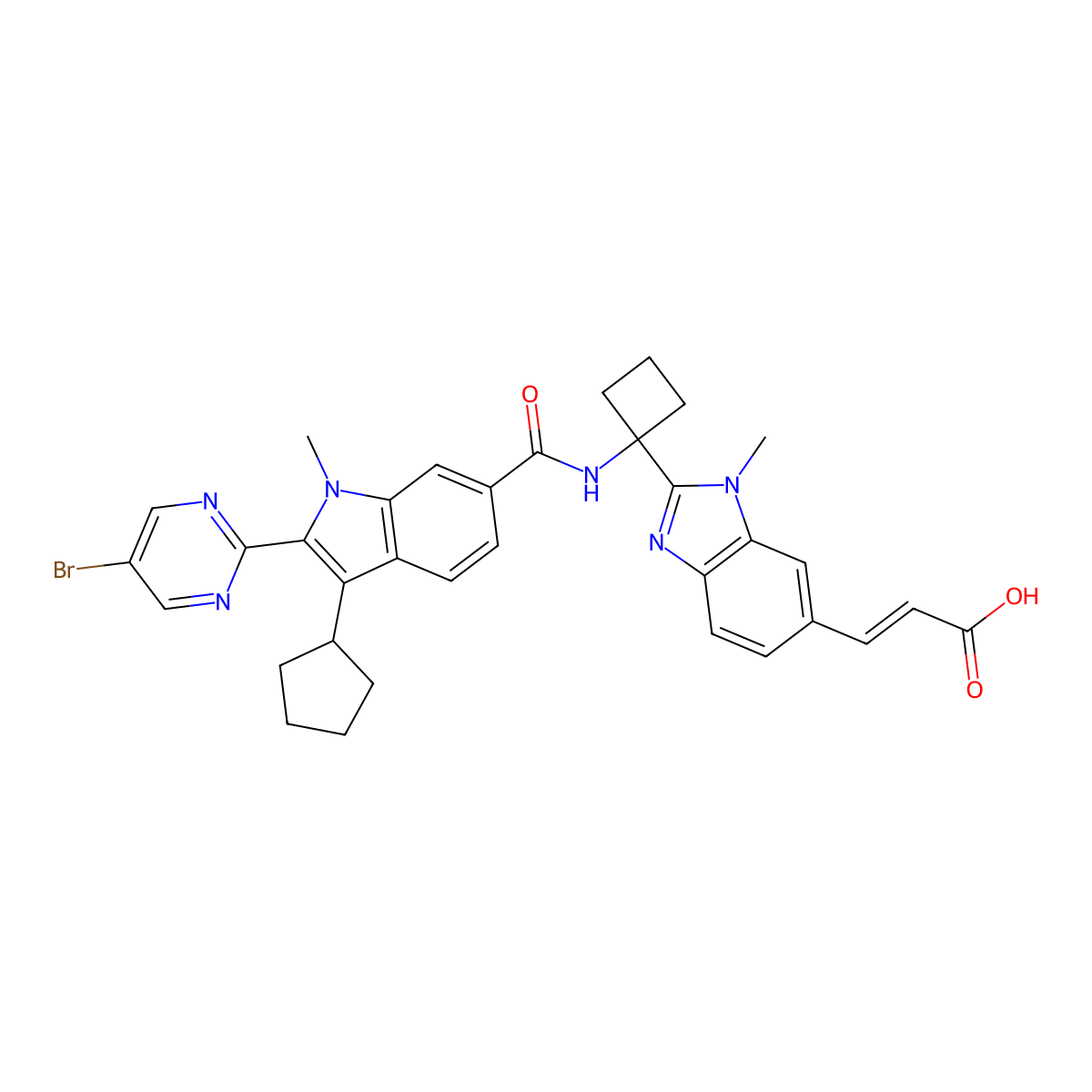 BI 207127 molecular structure, CAS 863884-77-9