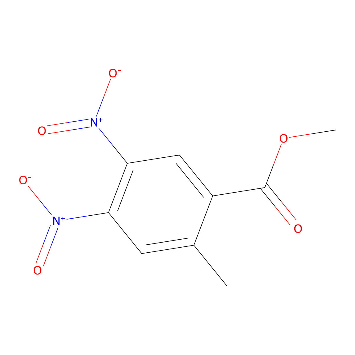 Methyl 2-methyl-4,5-dinitrobenzoate molecular structure, CAS 863885-78-3