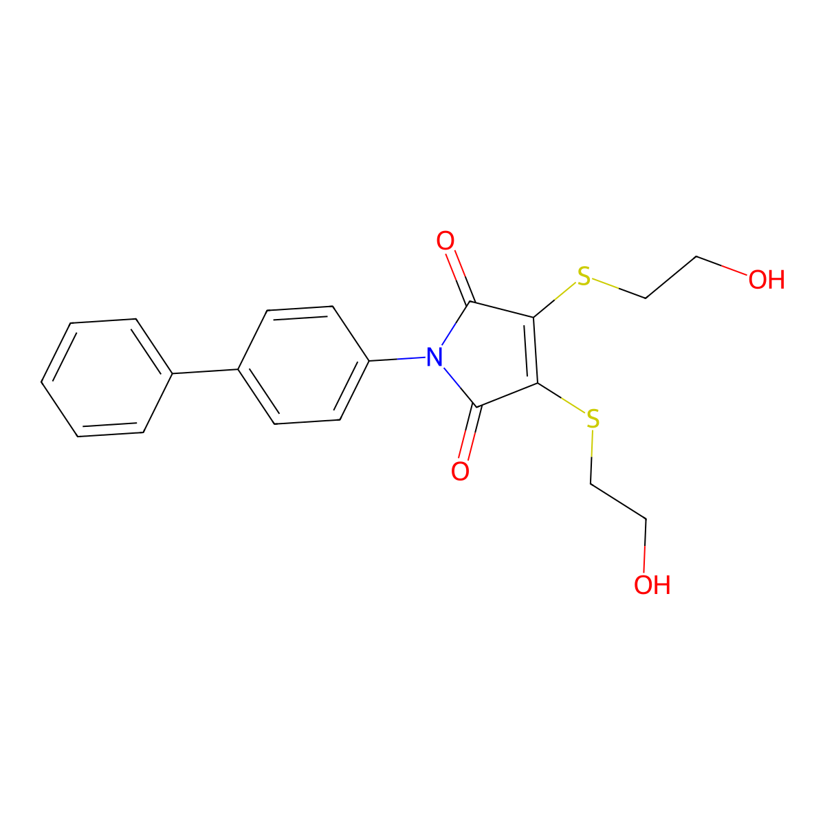 Maleimide analog molecular structure, CAS 863886-38-8