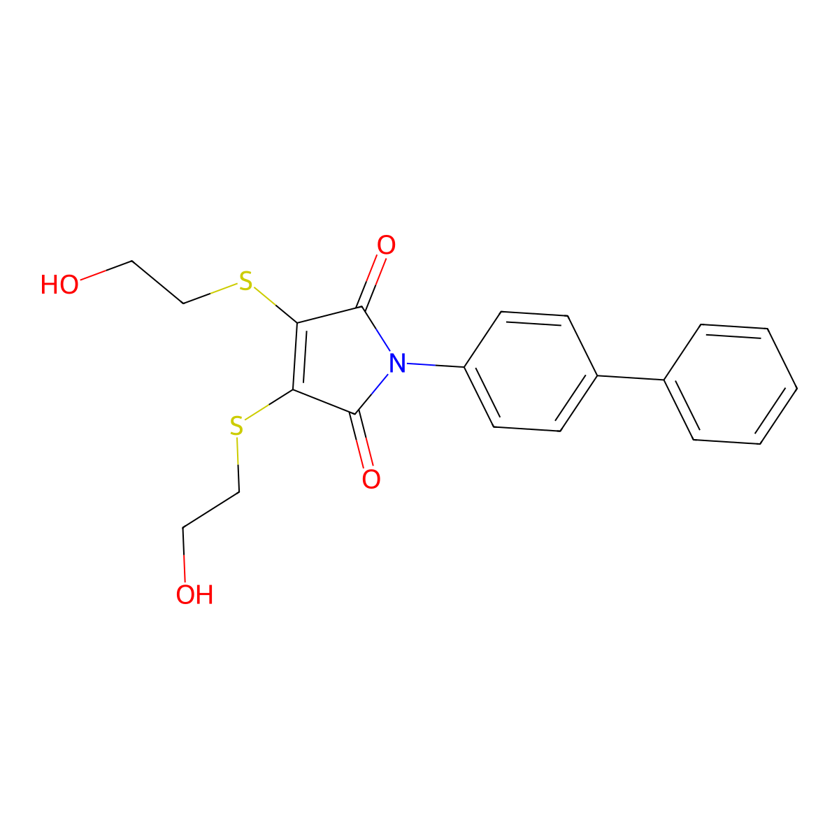 Maleimide analog molecular structure, CAS 863886-38-8