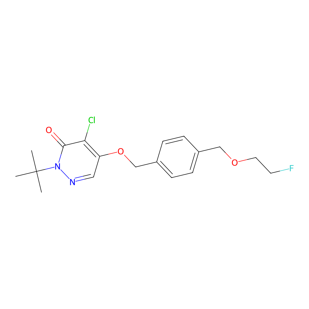 Flurpiridaz molecular structure, CAS 863888-33-9