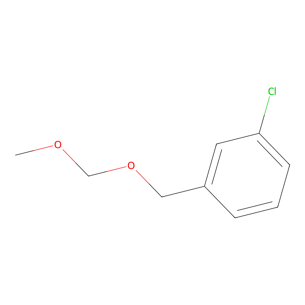 1-Chloro-3-[(methoxymethoxy)methyl]benzene molecular structure, CAS 863914-13-0