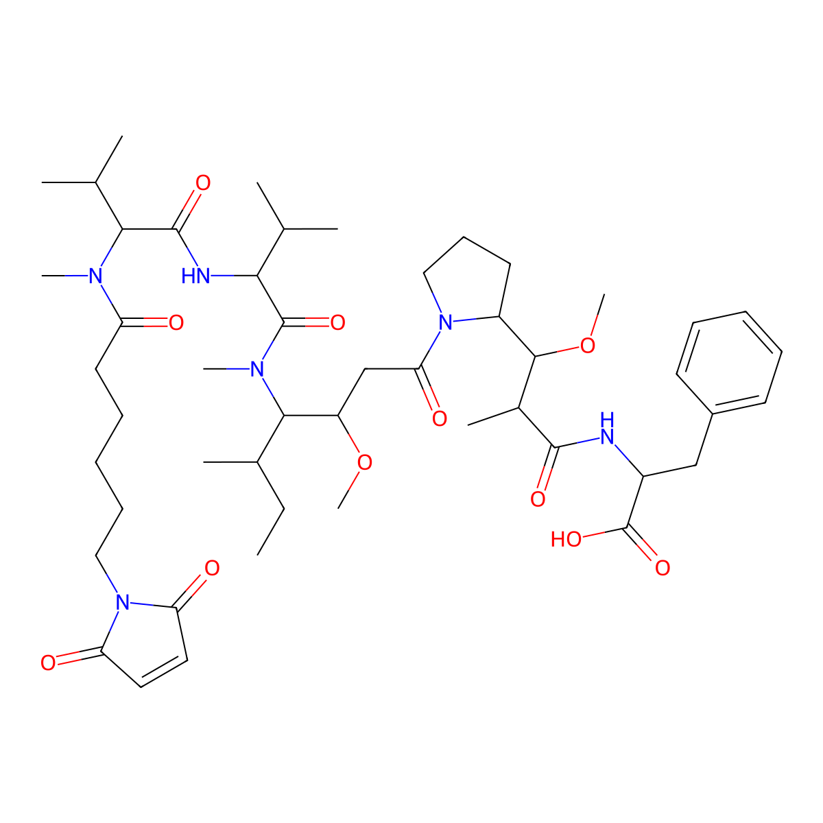 Mafodotin molecular structure, CAS 863971-19-1