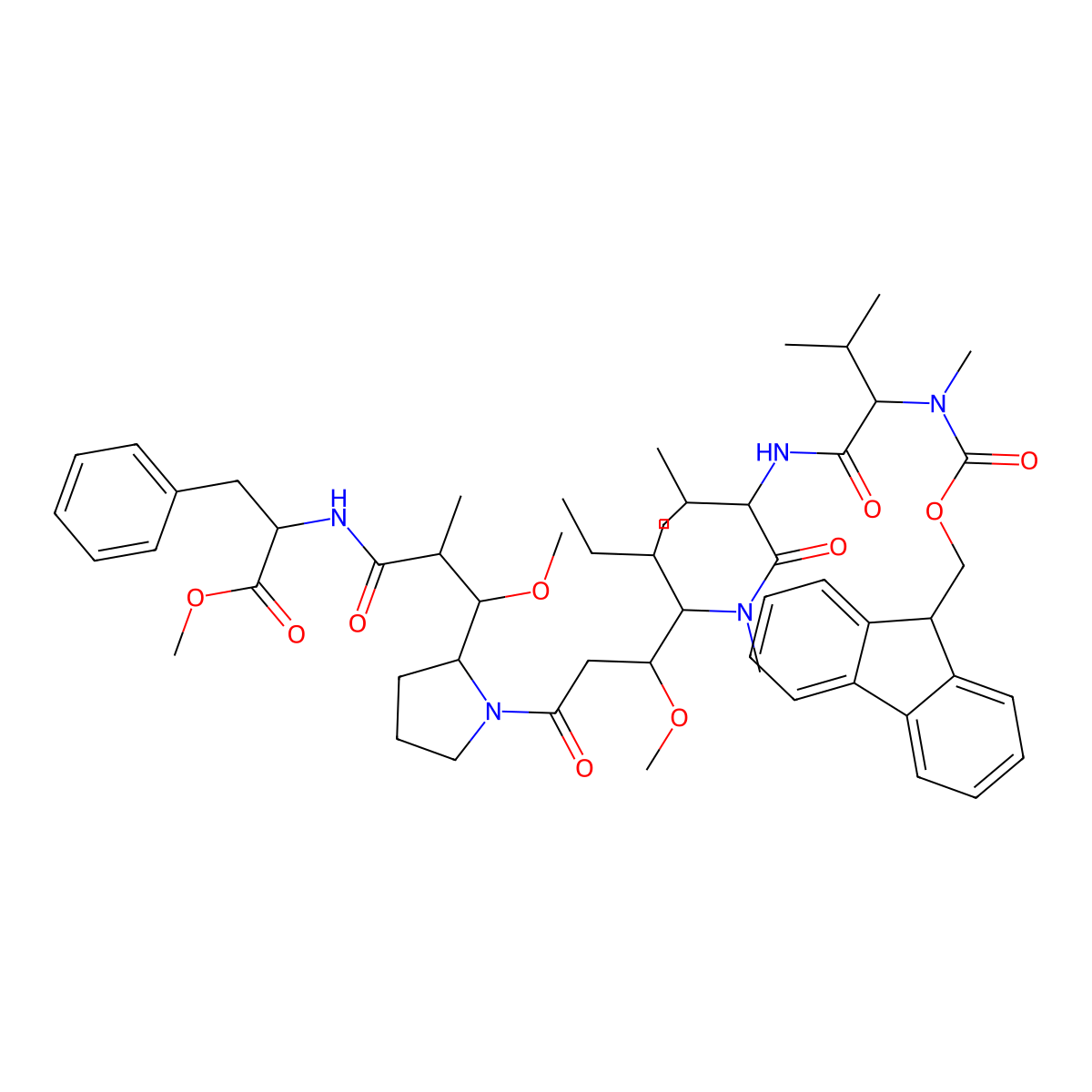 Fmoc-MMAF-OMe molecular structure, CAS 863971-38-4