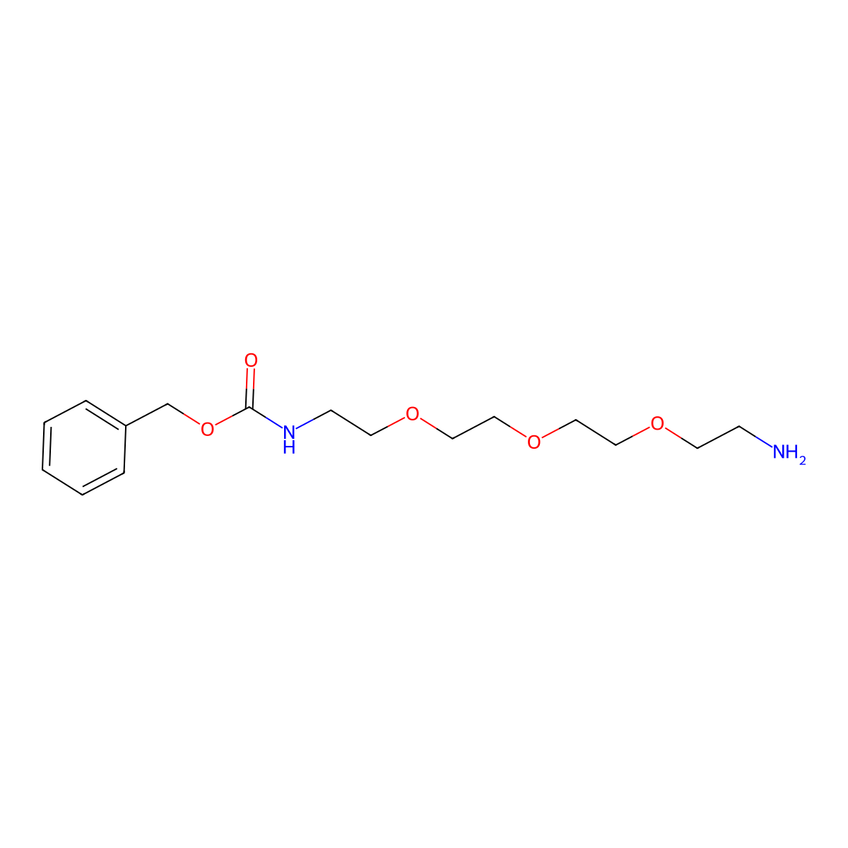 CbzNH-PEG3-CH2CH2NH2 molecular structure, CAS 863973-20-0