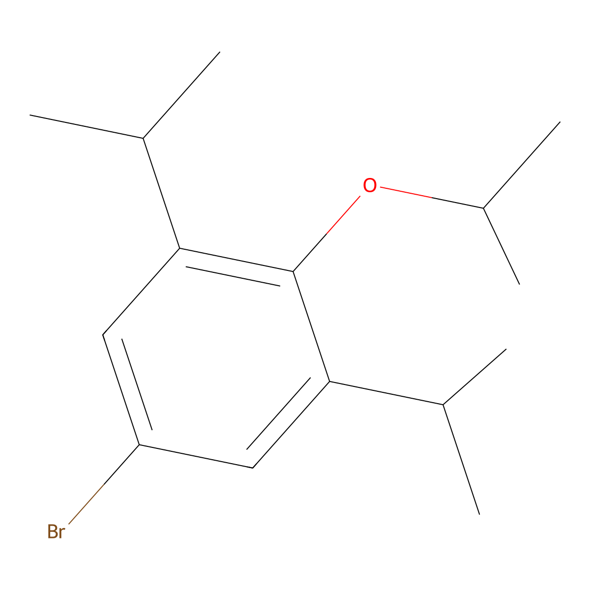 5-Bromo-2-(1-methylethoxy)-1,3-bis(1-methylethyl)benzene molecular structure, CAS 864066-99-9