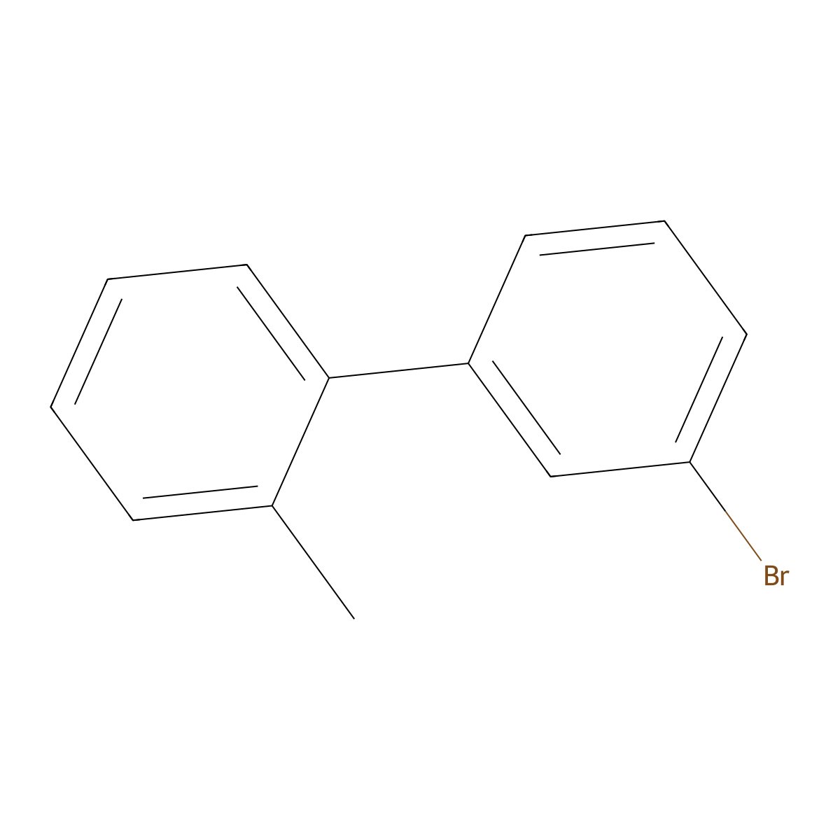 3'-Bromo-2-methyl-1,1'-biphenyl molecular structure, CAS 864149-19-9
