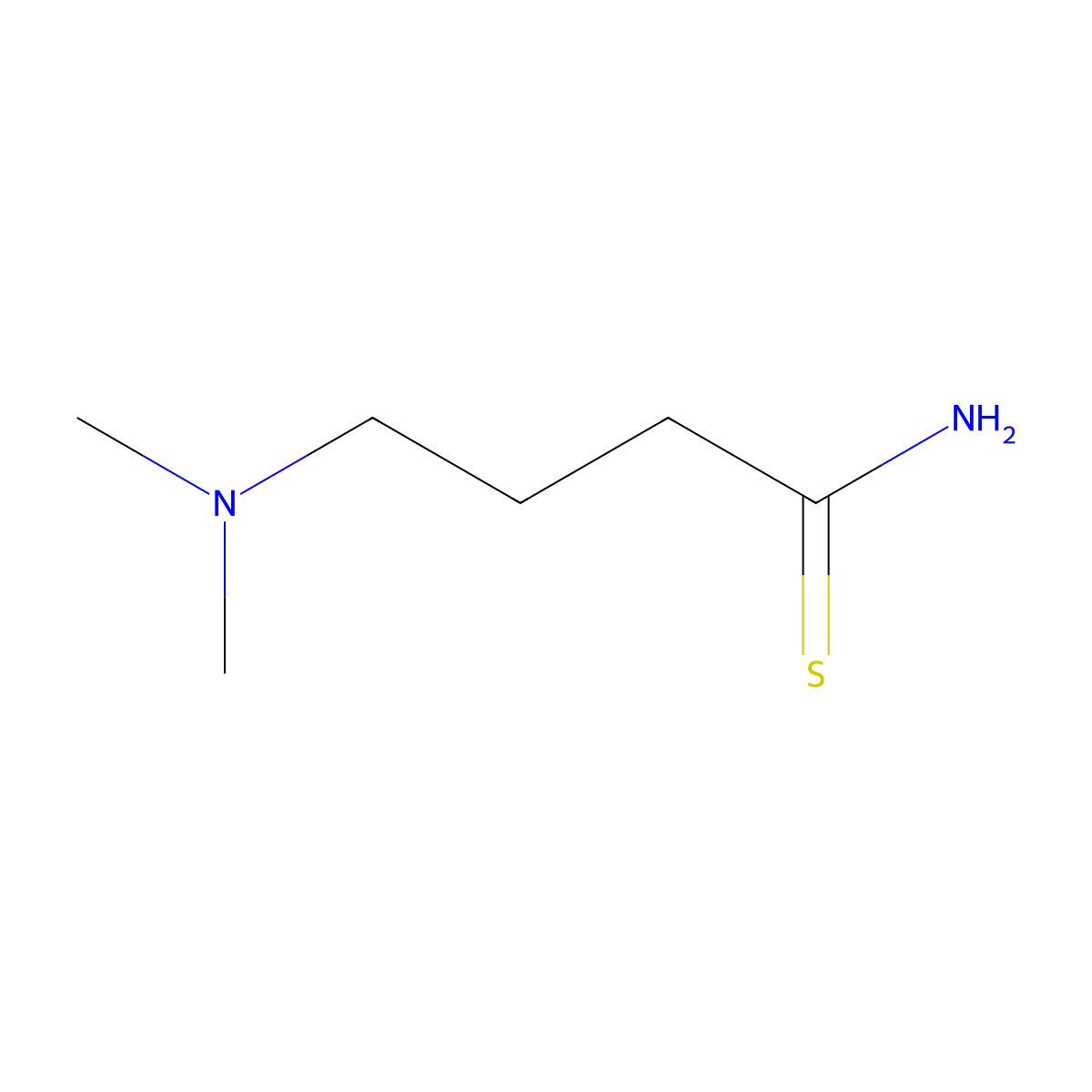 4-(Dimethylamino)butanethioamide molecular structure, CAS 86415-54-5