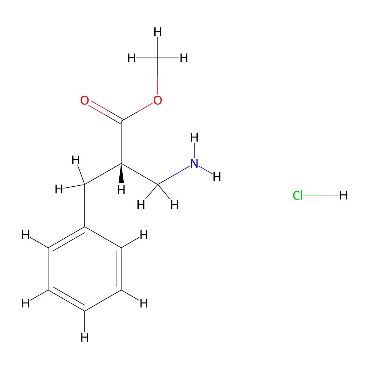 (alphaS)-alpha-(AMinoMethyl)-benzenepropanoic Acid Methyl Ester Hydrochloride molecular structure, CAS 864182-47-8