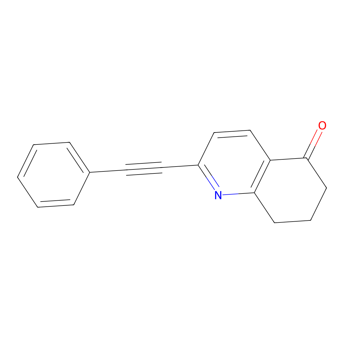 2-(Phenylethynyl)-7,8-dihydroquinolin-5(6H)-one molecular structure, CAS 864224-08-8