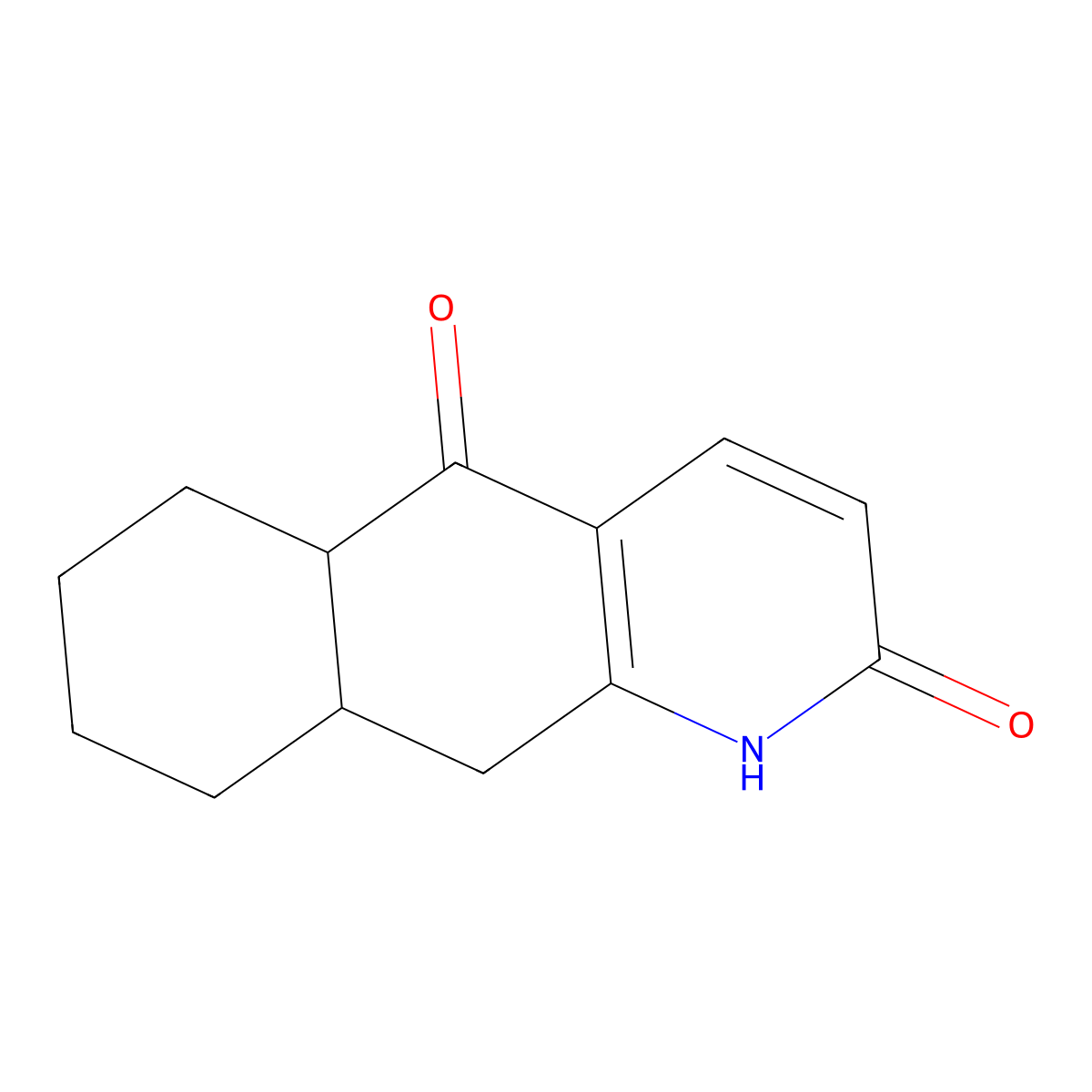 6,7,8,9,9a,10-hexahydrobenzo[g]quinoline-2,5(1H,5aH)-dione molecular structure, CAS 864226-13-1
