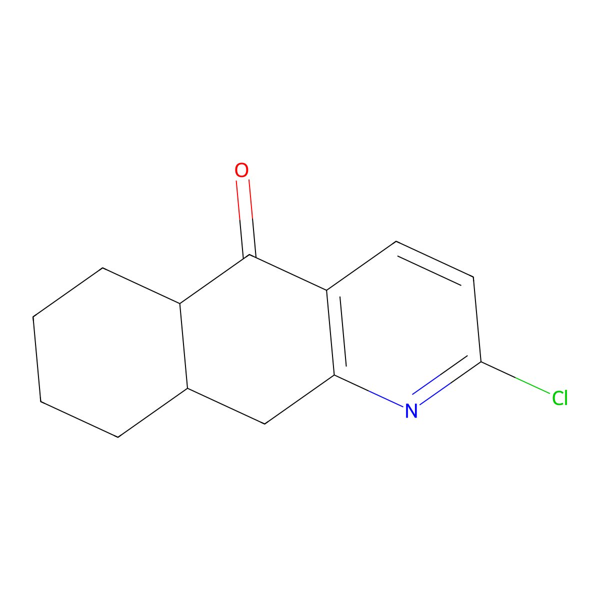 2-chloro-6,7,8,9,9a,10-hexahydrobenzo[g]quinolin-5(5aH)-one molecular structure, CAS 864226-14-2